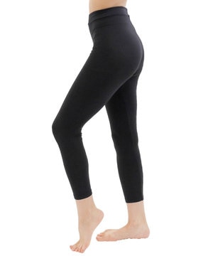 【WOMEN】TTON なめらかレーヨン8分丈レギンス