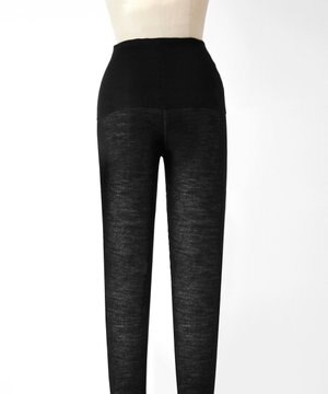  〈大草直子さんアドバイザー〉ロイヤルベビーアルパカ 針抜きスムス 12分丈レギンス