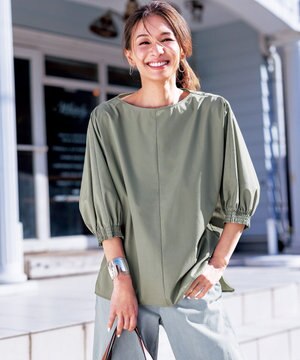 イージーケア ドルマンブラウス