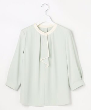  ボウタイツイル ブラウス