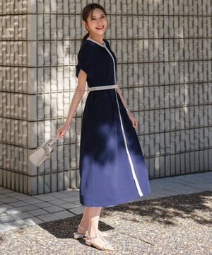  バイカラー ワンピース