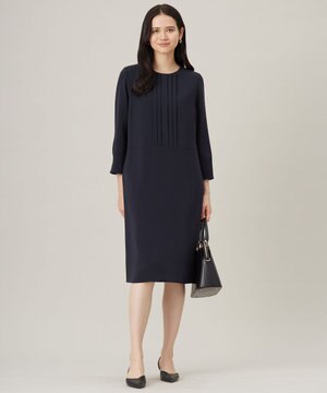  【セットアップ対応・洗える】トリアセダブルクロス ワンピース