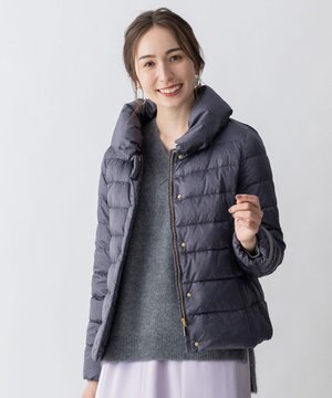 【洗える/Sサイズ有】BRIGHT SATIN ショート丈ダウン