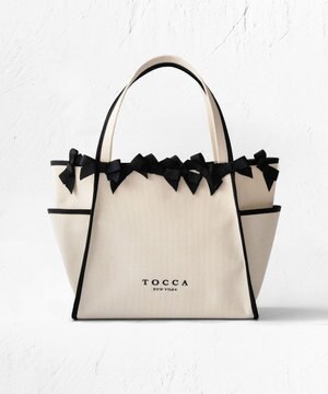 WEB・表参道店限定】OCTUPLE RIBBON LOGOTOTE トートバッグ / TOCCA