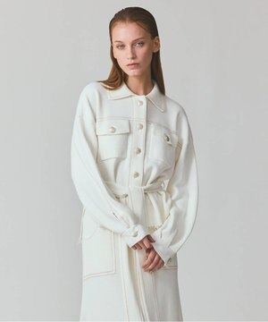  ニットワークジャケット