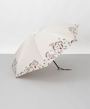 【 JILL STUART(ジル スチュアート)】ボタニカルプリント雨傘(折りたたみ傘)