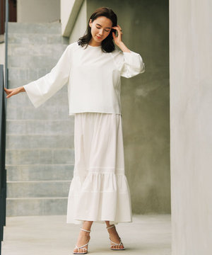 【洗える】ソフトレーヨンセットアップ