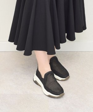  【Bridget Birkin】ラインストーンメッシュスニーカー