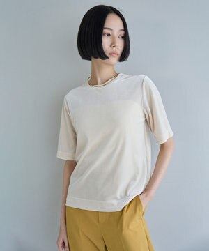  ストレッチ ベロアＴシャツ