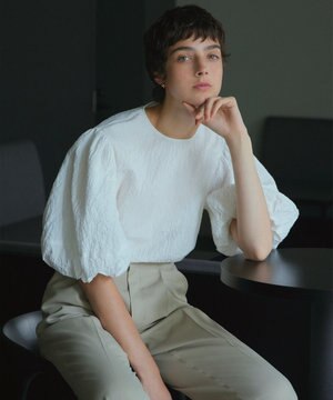 【Nave】クラッシュコットン ブラウス