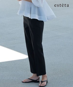  【エステータ】ライトダブルクロス スティックパンツ