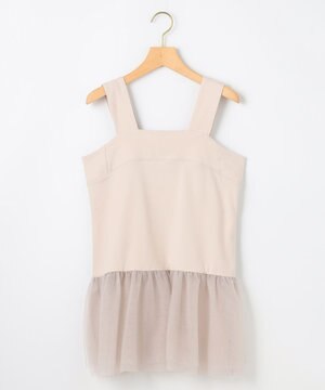  チュールレイヤードタンク