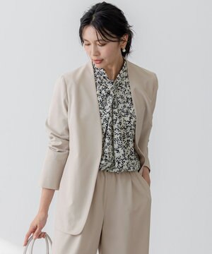  【セットアップ対応/洗える】2WAYストレッチツイル ジャケット