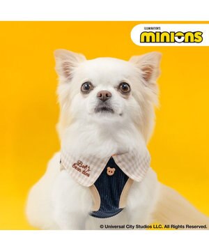  ミニオン チェック ベスト ハーネス Ｓ 小型犬