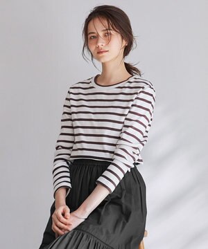  【SLOW/洗える】ミドルフライスジャージー ロングTシャツ