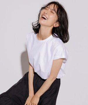 【一部店舗限定】コットンジャージー フレンチスリーブ Tシャツ