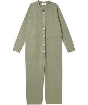  【綿100%】裏起毛オールインワンパジャマ