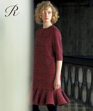 R(アール)】リングツイード ワンピース / 23区 S | ファッション通販  