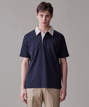 バイカラーラガー ポロシャツ