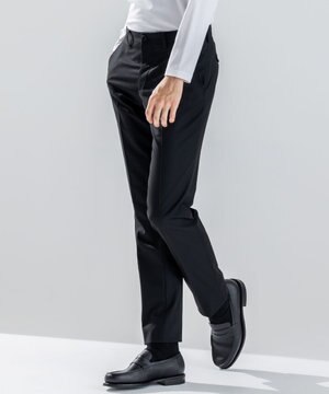新素材【ストレッチ】ウール混 キャリーマンストレッチ テーパードパンツ / CITY
