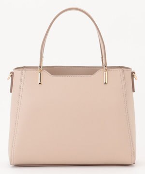  【2WAY】スクエアミディトート バッグ