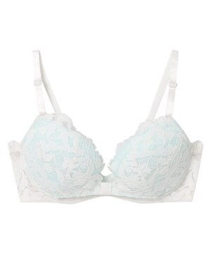 リボンブラレース 胸もとフィットながもち~動いてもキレイはつづく~