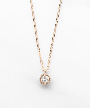  【WEB限定】FLORA K18 DIAMOND NECKLACE K18 ダイヤモンド ネックレス