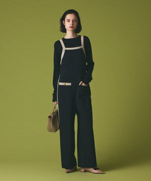  トリアセバイカラーサロペット