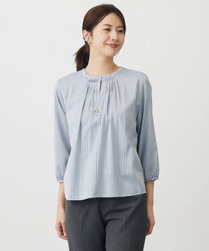  プロビスストライプ＆チェック カットソー