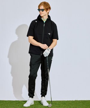  【撥水加工/ストレッチ】【MEN】2Way デタッチャブルブルゾン（長袖/半袖）  ゴルフ