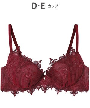  ブラジャー 谷間メイク カップ上辺が浮きにくい Gカップまで対応 大きいサイズ 【Glama-Rich グラマリッチ ボリュームUPタイプ】 ブラ BYJ306 アンフィ／ワコール