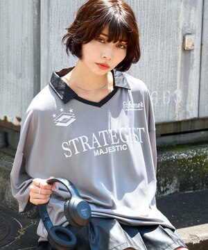  【ユニセックス着用ITEM/MLサイズ展開】ドロストゲームシャツプルオーバー