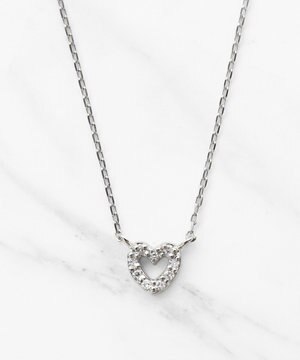  【WEB限定】IN YOUR HEART NECKLACE プラチナ ダイヤモンド ネックレス