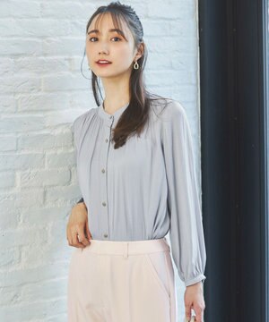  【洗える】カッセンジャカード ブラウス