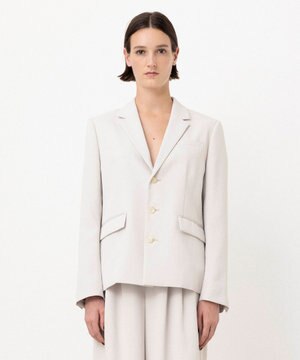  【ReNAVE・洗える/UVカット】スパンポリエステル ジャケット