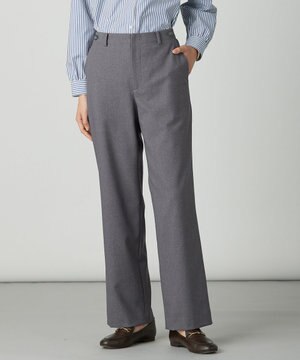 【WEB限定カラーあり】ツムギートflannel ストレート パンツ