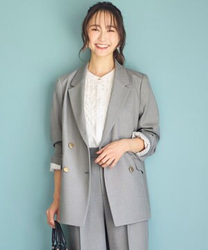 【洗える】褒めらレディテーラード ジャケット