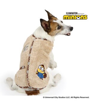  ミニオン ボブ ティム 背中開き ベスト 小型犬