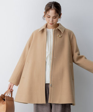 ショートビーバー ステンカラー コート