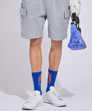 【虫よけ加工】【MEN】P-MOF ソックス ミドル丈 ゴルフ