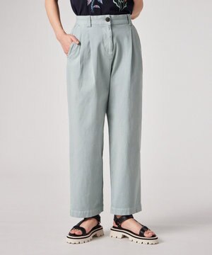  2タック コットンパンツ