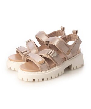  <ing>厚底スポーツサンダル