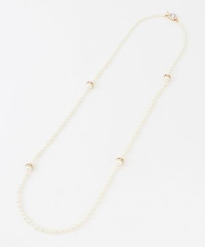 ロングパールネックレス