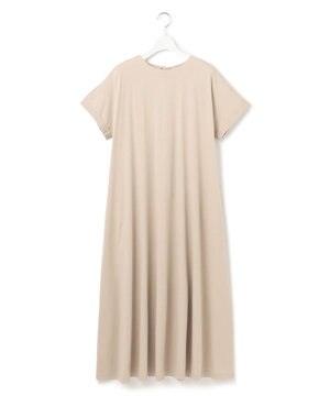 【WOMEN】【SMOOTH JERSEY】ファブリックスリーブ ワンピース