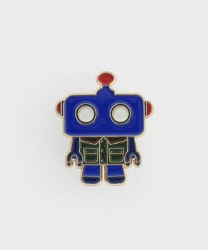  Paul Smith Loves Barbour Robot ピンバッジ