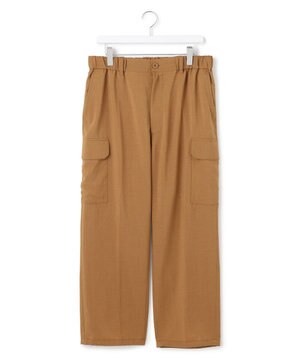  【UNISEX】リネンライクイージー カーゴパンツ