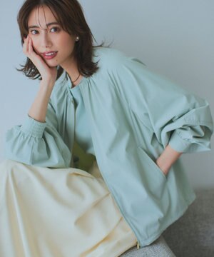  【洗える/撥水加工】ナイロン2WAYストレッチ  ブルゾン