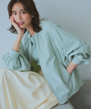 【洗える/撥水加工】ナイロン2WAYストレッチ ブルゾン