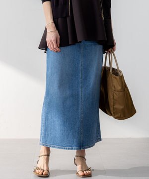 【Oggi3月号掲載/新色追加/洗える】23区DENIM ストレッチ デニムスカート