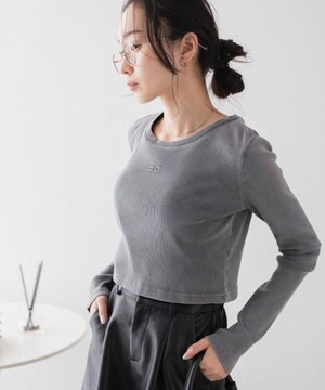  ヴィンテージウォッシュリブロンT